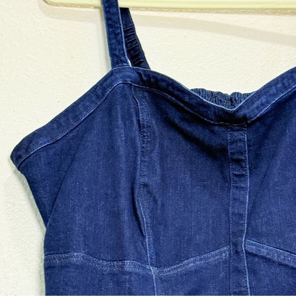 Torrid Cropped Denim Corset Top 4X - Picture 8 of 13